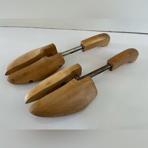 Vintage Rochester Shoe Tree Mohawk #5 Wooden Shoe Stretcher Set of 2